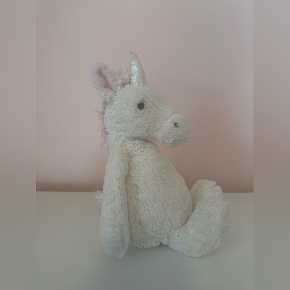 Jellycat bashful unicorn retired medium 12" size plush white - Picture 2 of 4